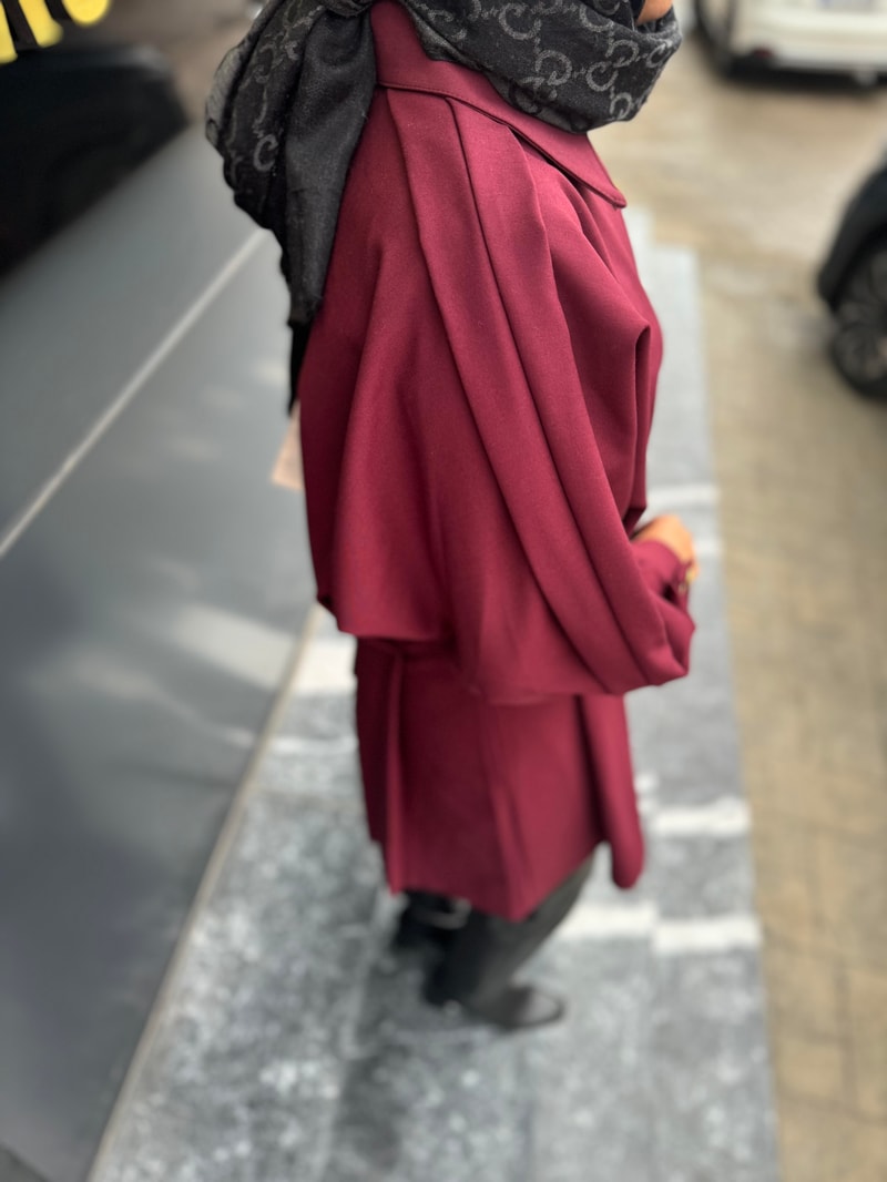 NOIRRE DESİGNCeketHera Ceket Bordo