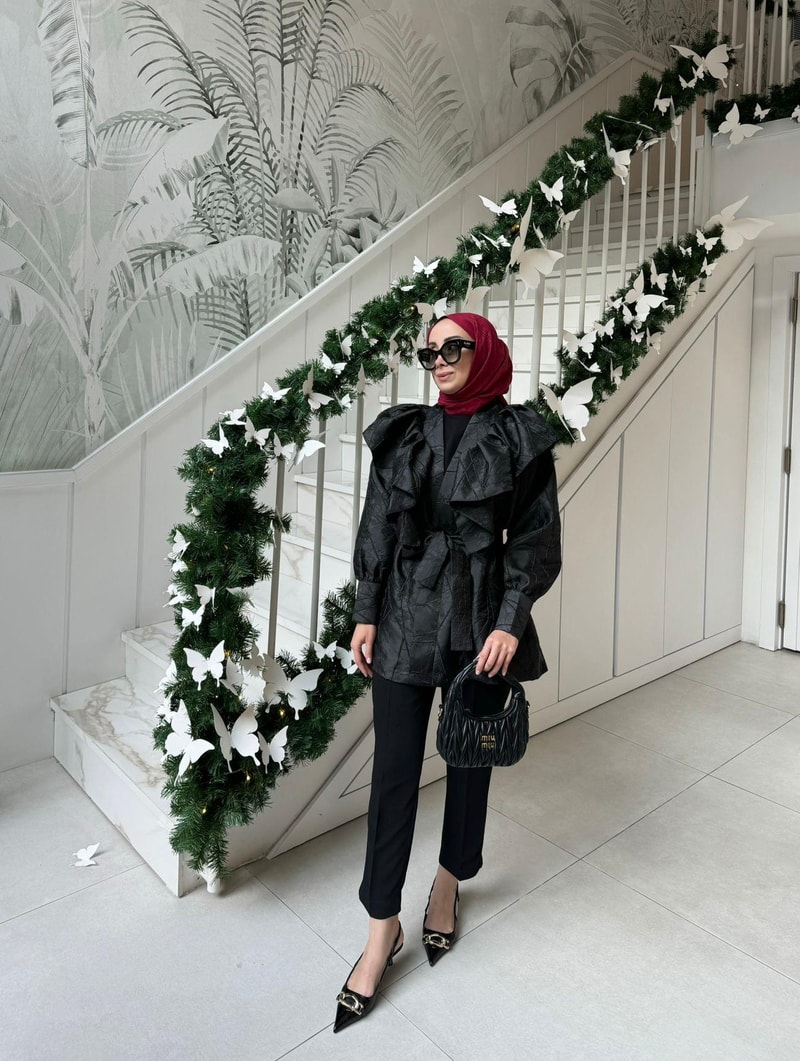 Noirre DesignPantolonKalem Pantolon (siyah)