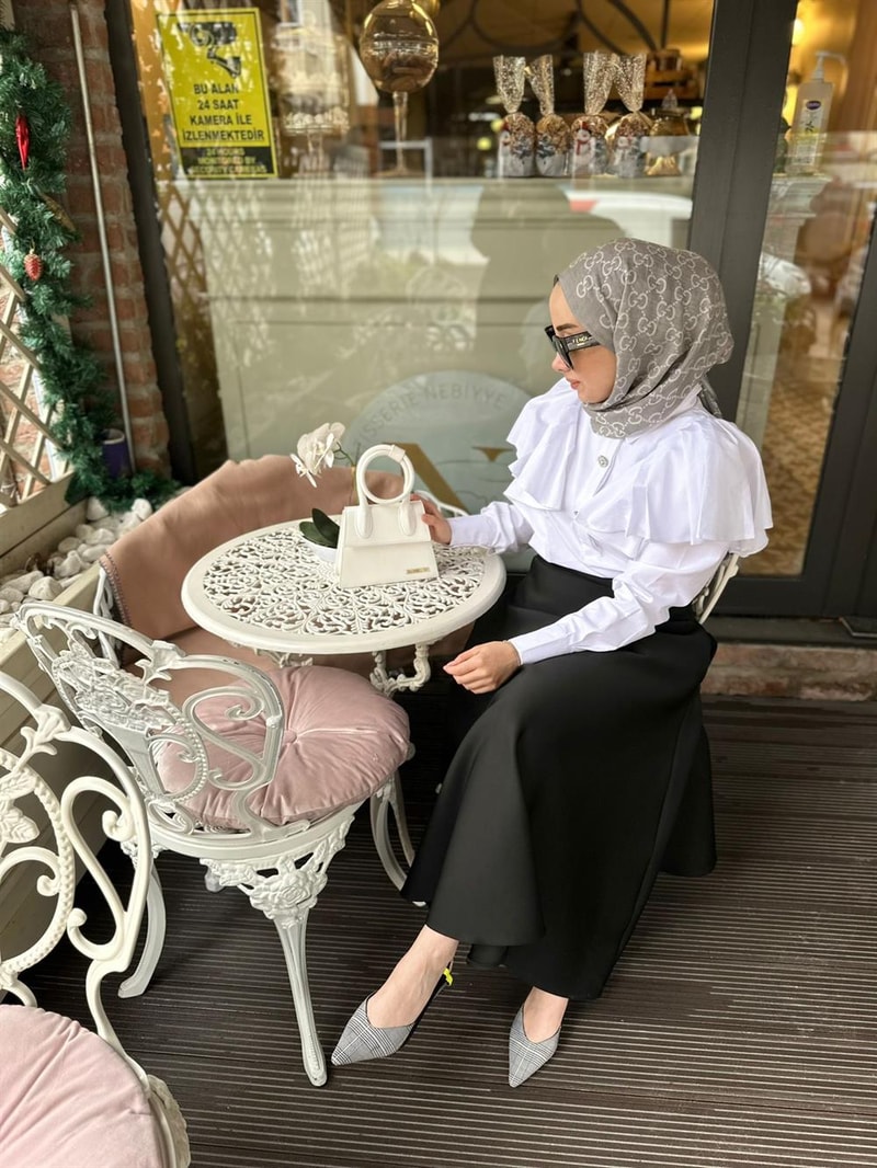 NOIRRE DESİGNGömlekOmuz Detaylı Gömlek (Beyaz)