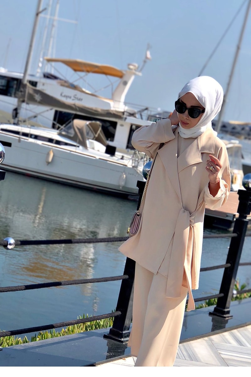 Over 3'lü Takım Bej