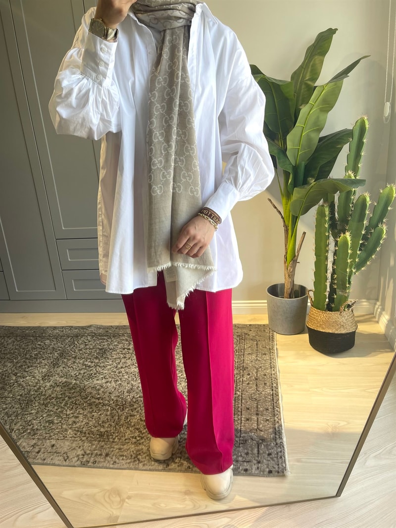 Seyma CandanoğluPantolonPalazzo - Fuşya