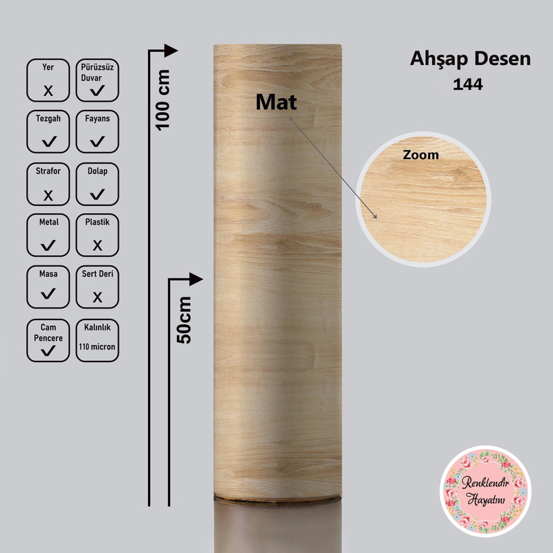 Ahşap Desenli Folyo A-144