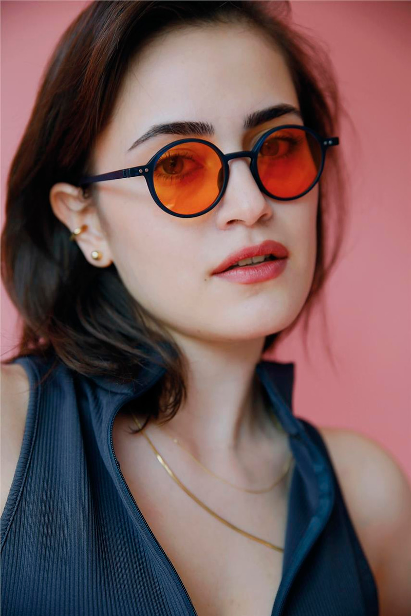 Almira Navy Orange Güneş Gözlüğü