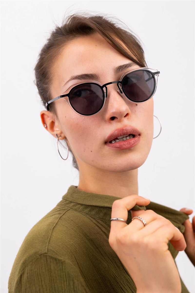 Alyssa Clear Black Güneş Gözlüğü