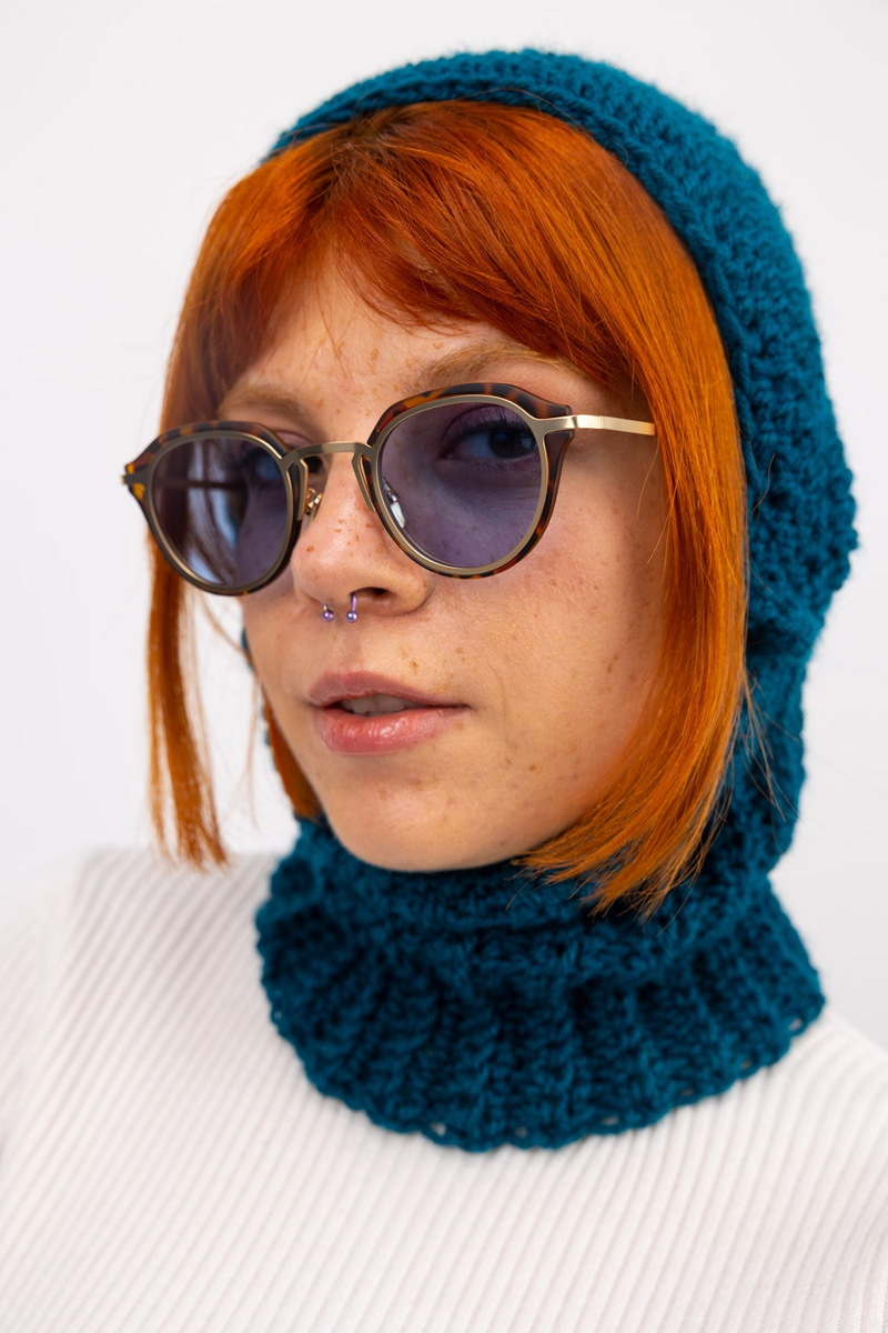 Alyssa Gold Blue Leopard Güneş Gözlüğü