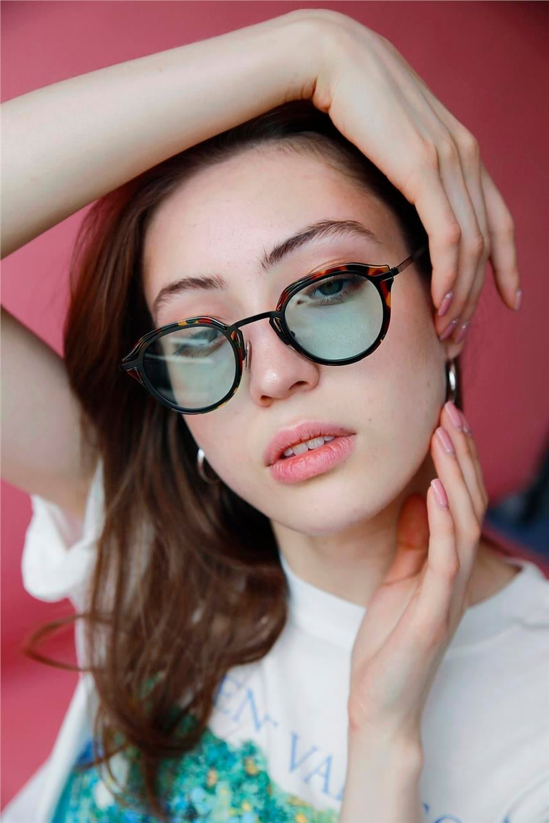 Alyssa Green Leopard Güneş Gözlüğü
