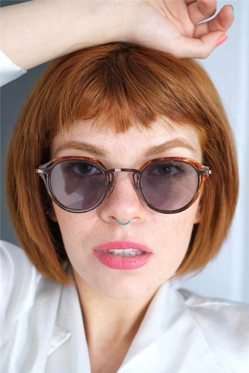 Alyssa Leopard Black Güneş Gözlüğü