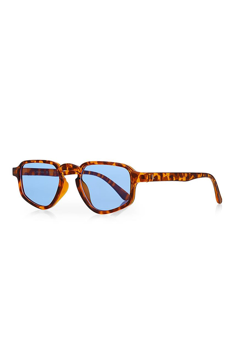 Amelie Leopard Blue Güneş Gözlüğü