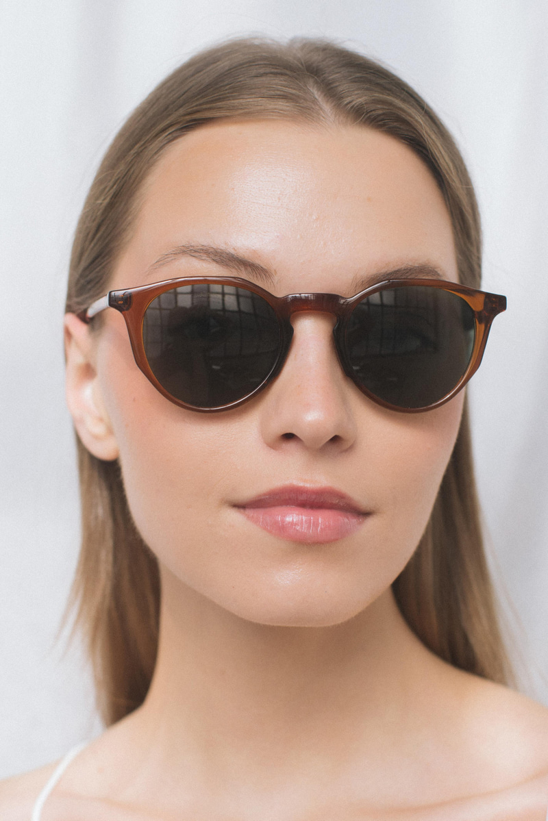 Amora Amber Leopard Green Güneş Gözlüğü