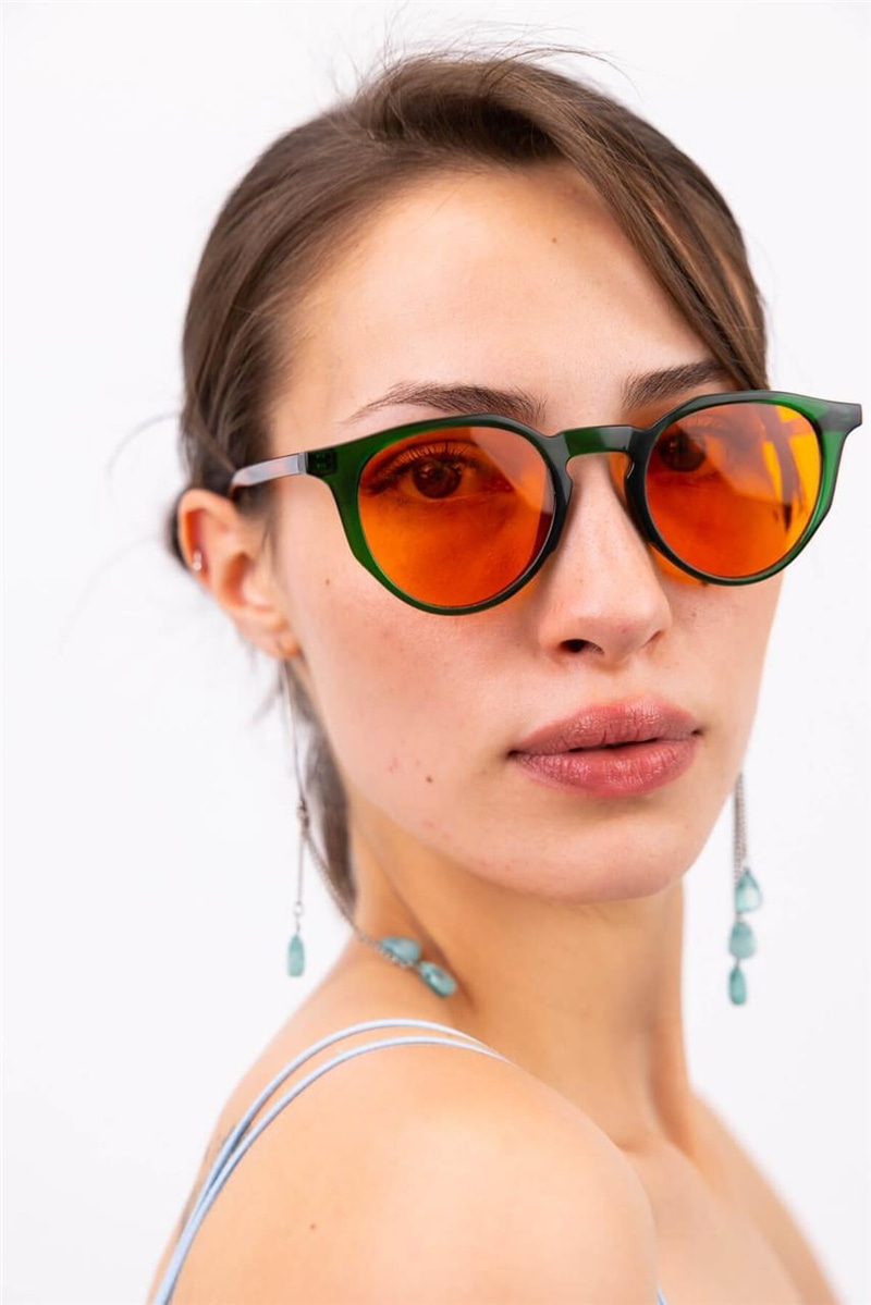 Amora Green Orange Güneş Gözlüğü