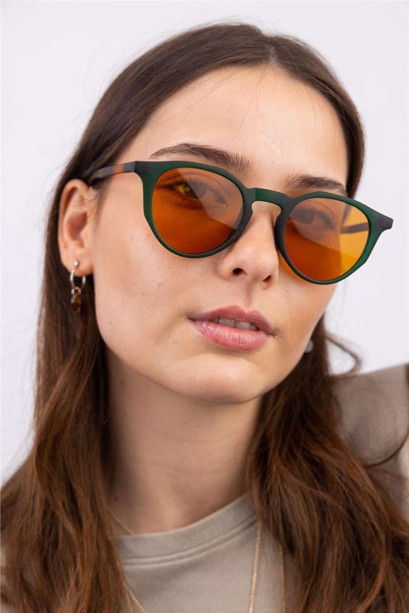 Amora Matt Green Orange Güneş Gözlüğü