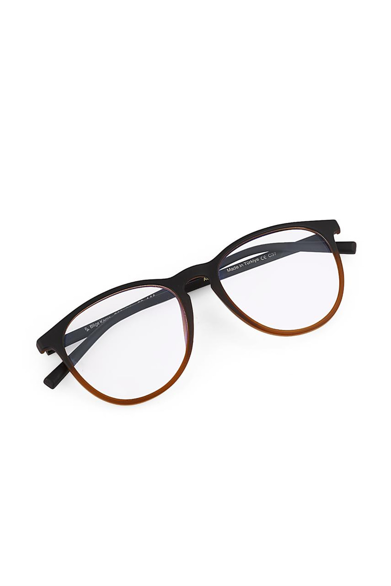 Avatea Matt Black Brown Mavi Işık Koruyucu Gözlük