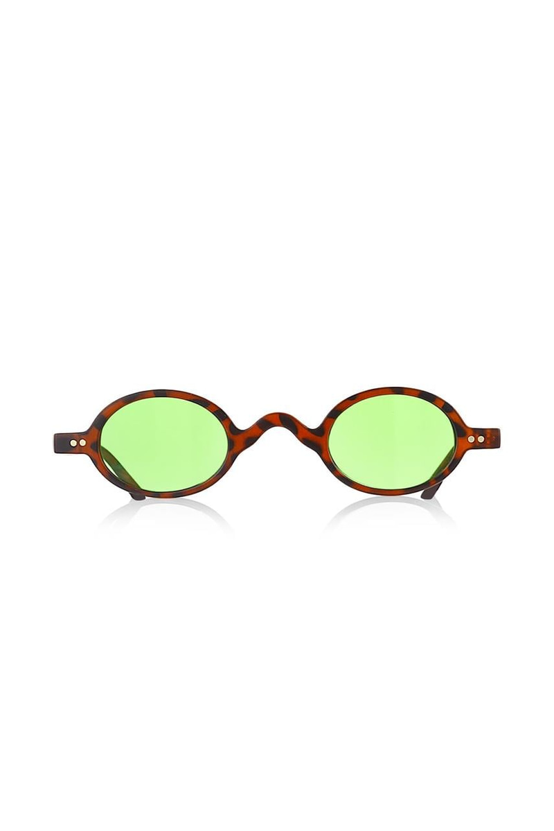 Baraque Matt Green Leopard Güneş Gözlüğü