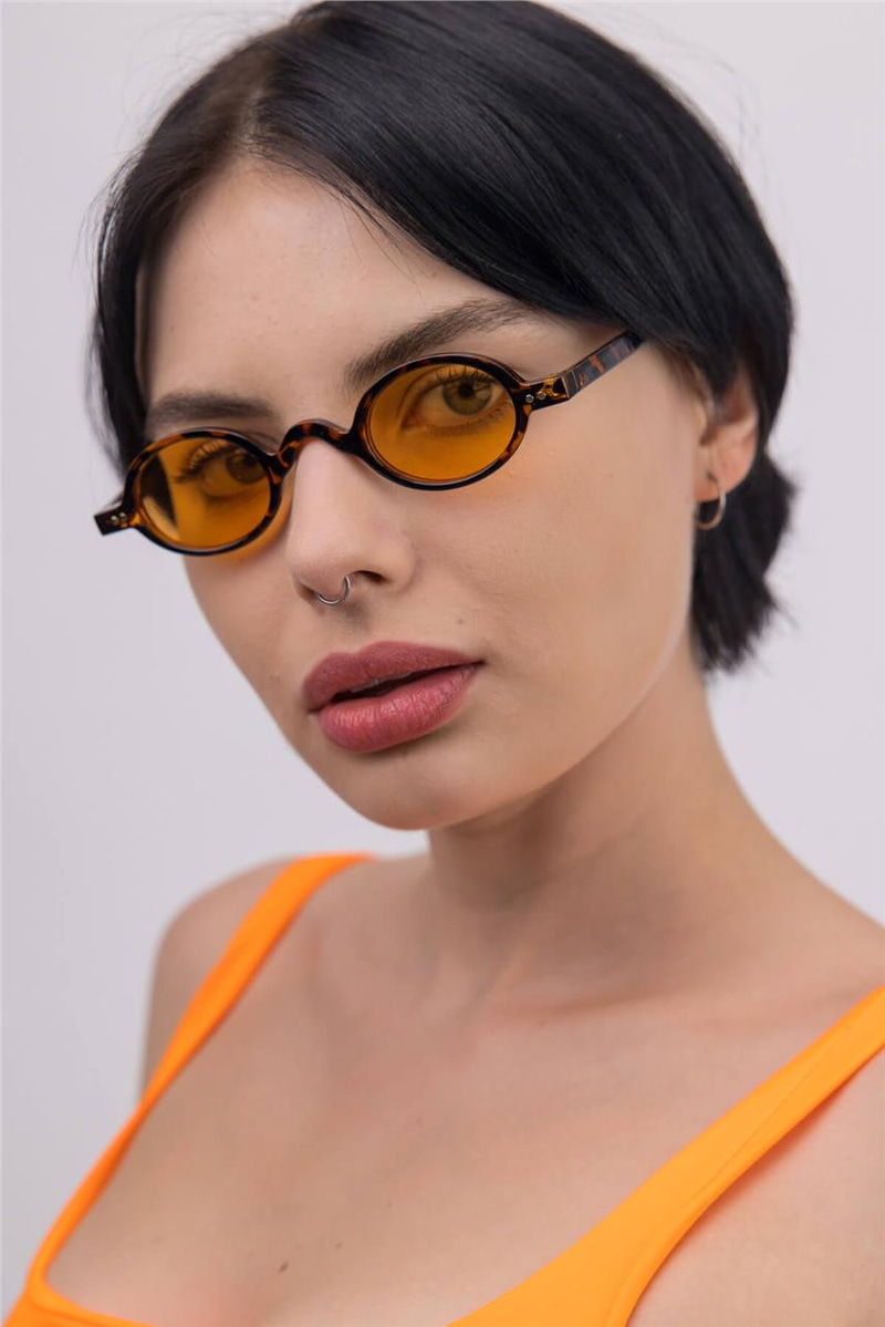 Baraque Orange Leopard Güneş Gözlüğü