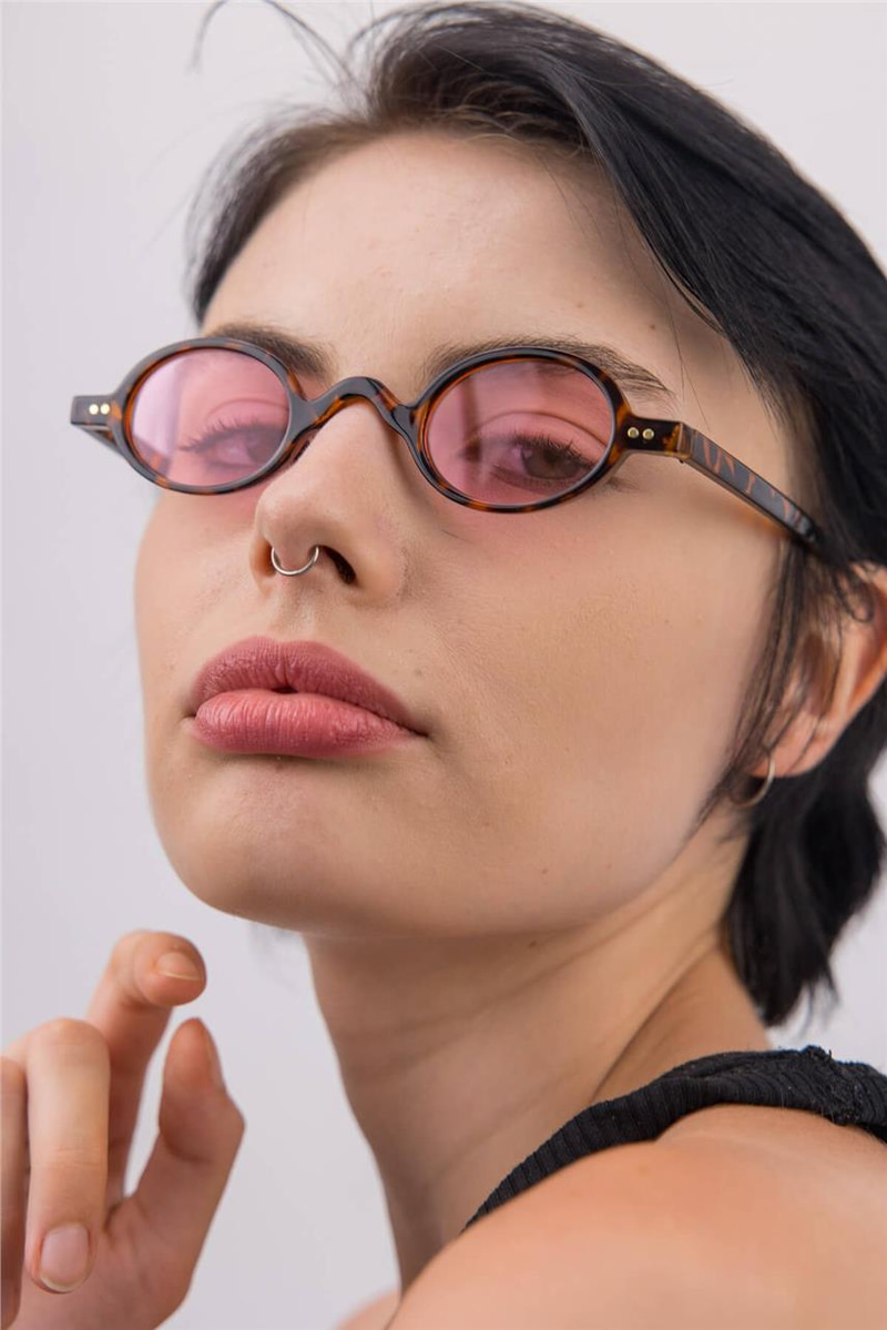 Baraque Pink Leopard Güneş Gözlüğü