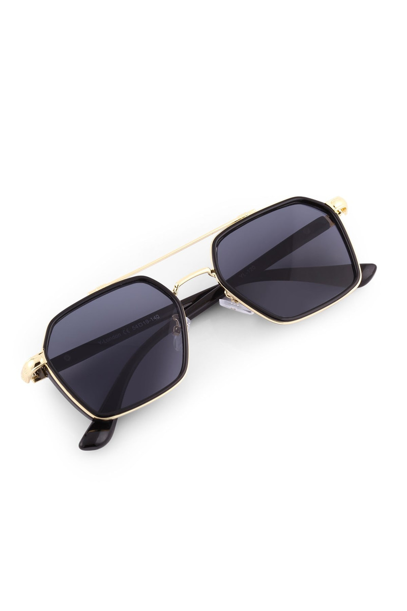 Benedict Gold Black Güneş Gözlüğü