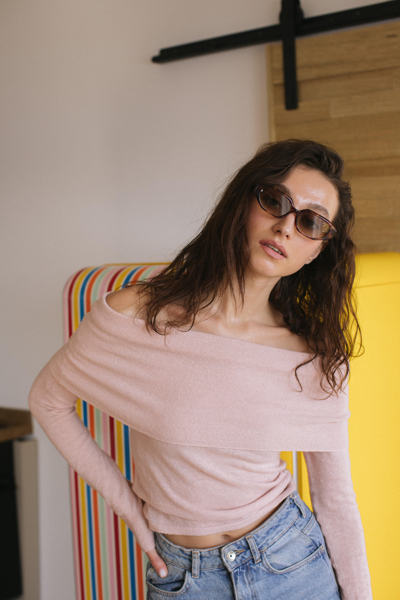 Berta Leopard Brown Degrade Güneş Gözlüğü