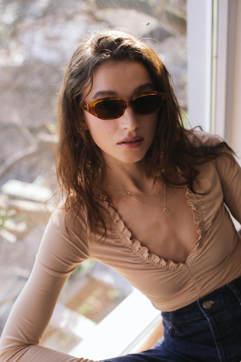 Berta Leopard Brown Güneş Gözlüğü