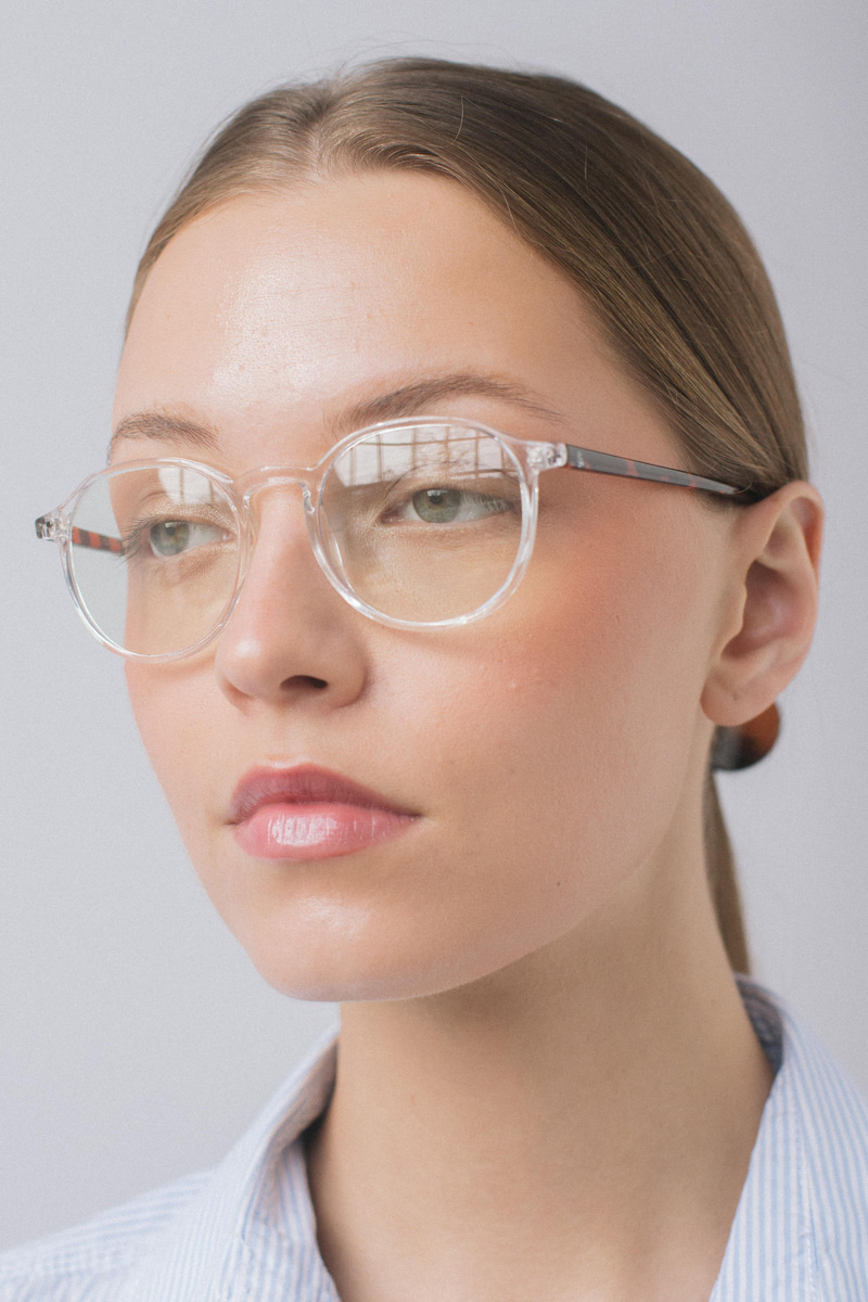 Cafune Clear Leopard Mavi Işık Koruyucu Gözlük