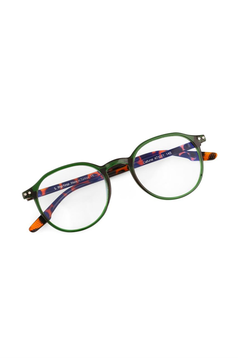 Cafune Leopard Green Mavi Işık Koruyucu Gözlük