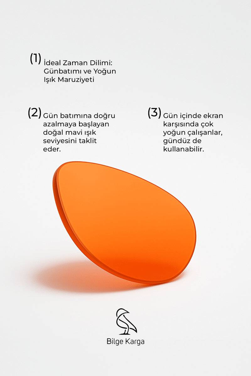 Çardak Black Orange Erkek Sirkadiyen Denge Gözlüğü