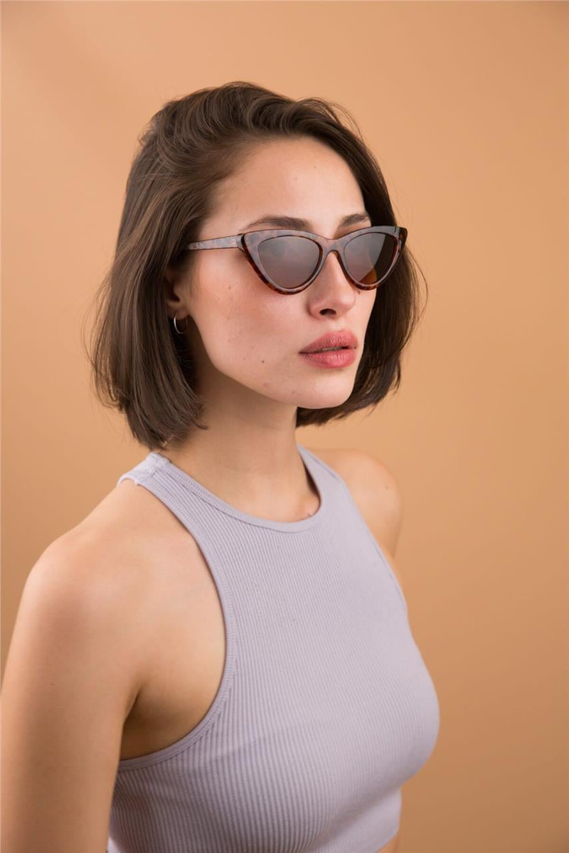 Cat Eye Classic Leopard Güneş Gözlüğü