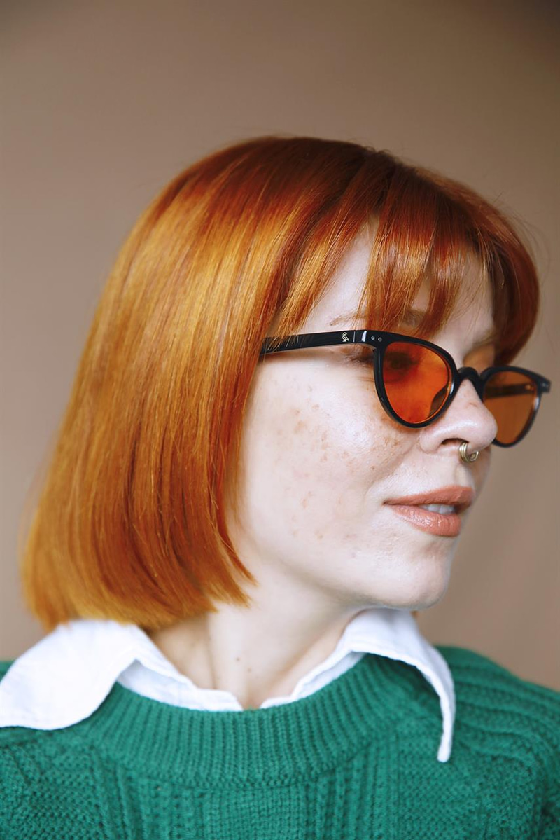 Ceyda Black Orange Güneş Gözlüğü