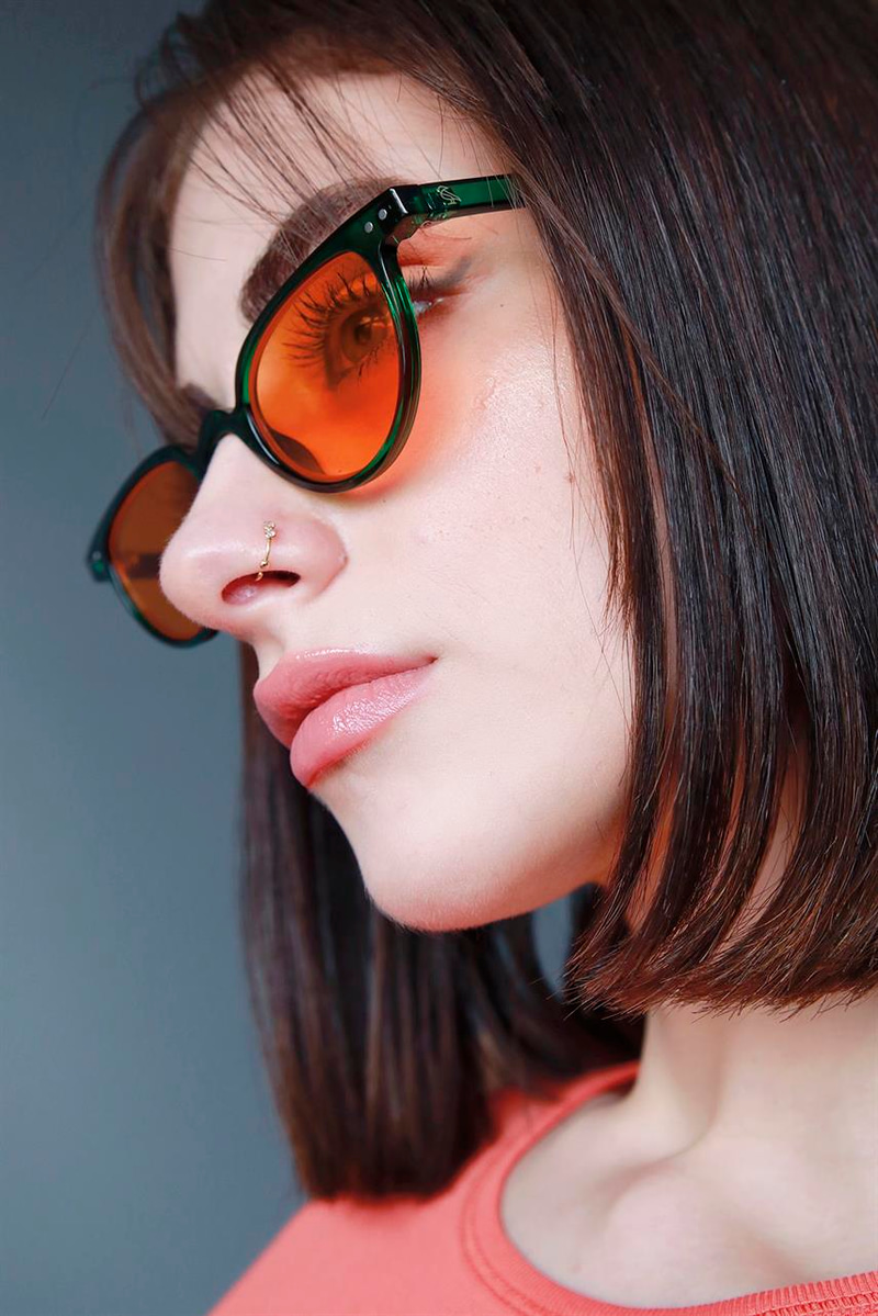 Ceyda Green Orange Güneş Gözlüğü