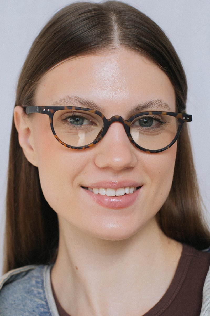 Ceyda Matt Magic Leopard Mavi Işık Koruyucu Gözlük