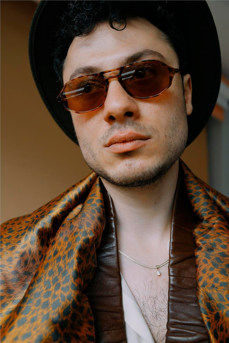 Chandler Leopard Brown Erkek Güneş Gözlüğü