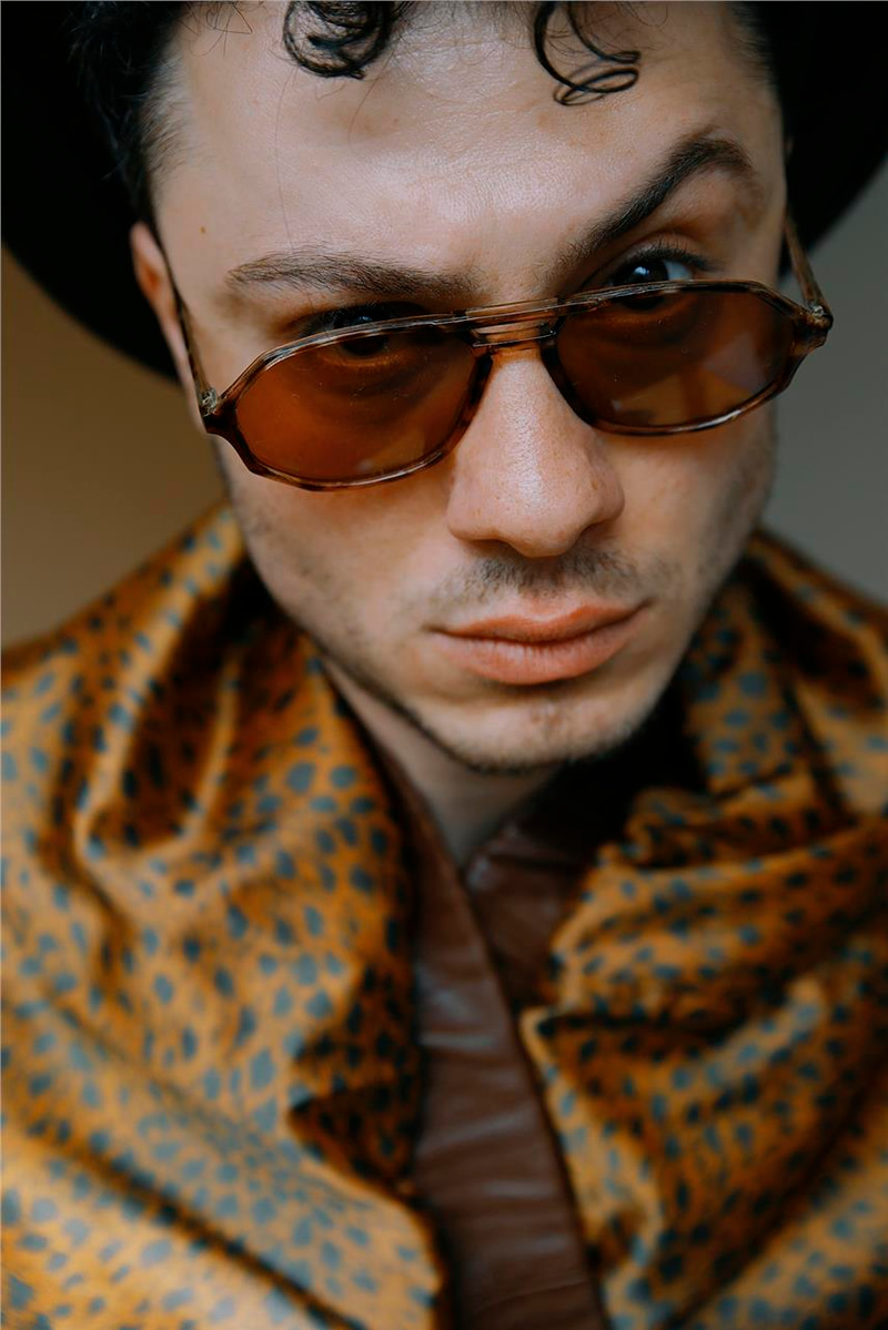 Chandler Leopard Brown Erkek Güneş Gözlüğü