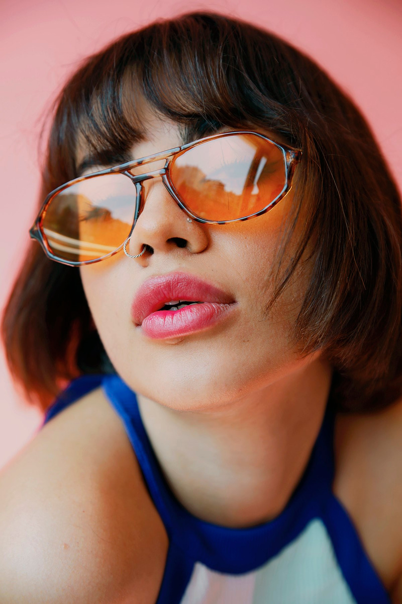 Chandler Leopard Orange Güneş Gözlüğü