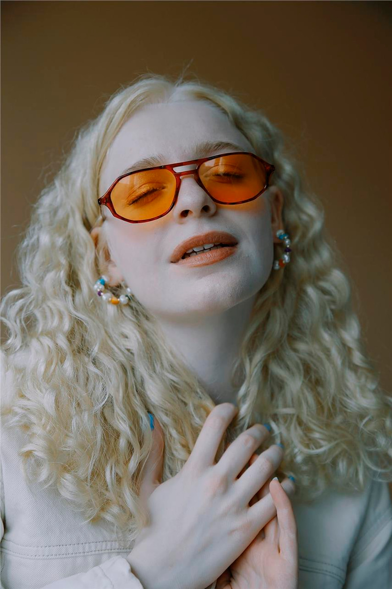 Chandler Orange Leopard Güneş Gözlüğü