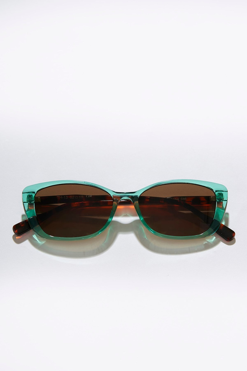 Charmian Green Leopard Brown Güneş Gözlüğü