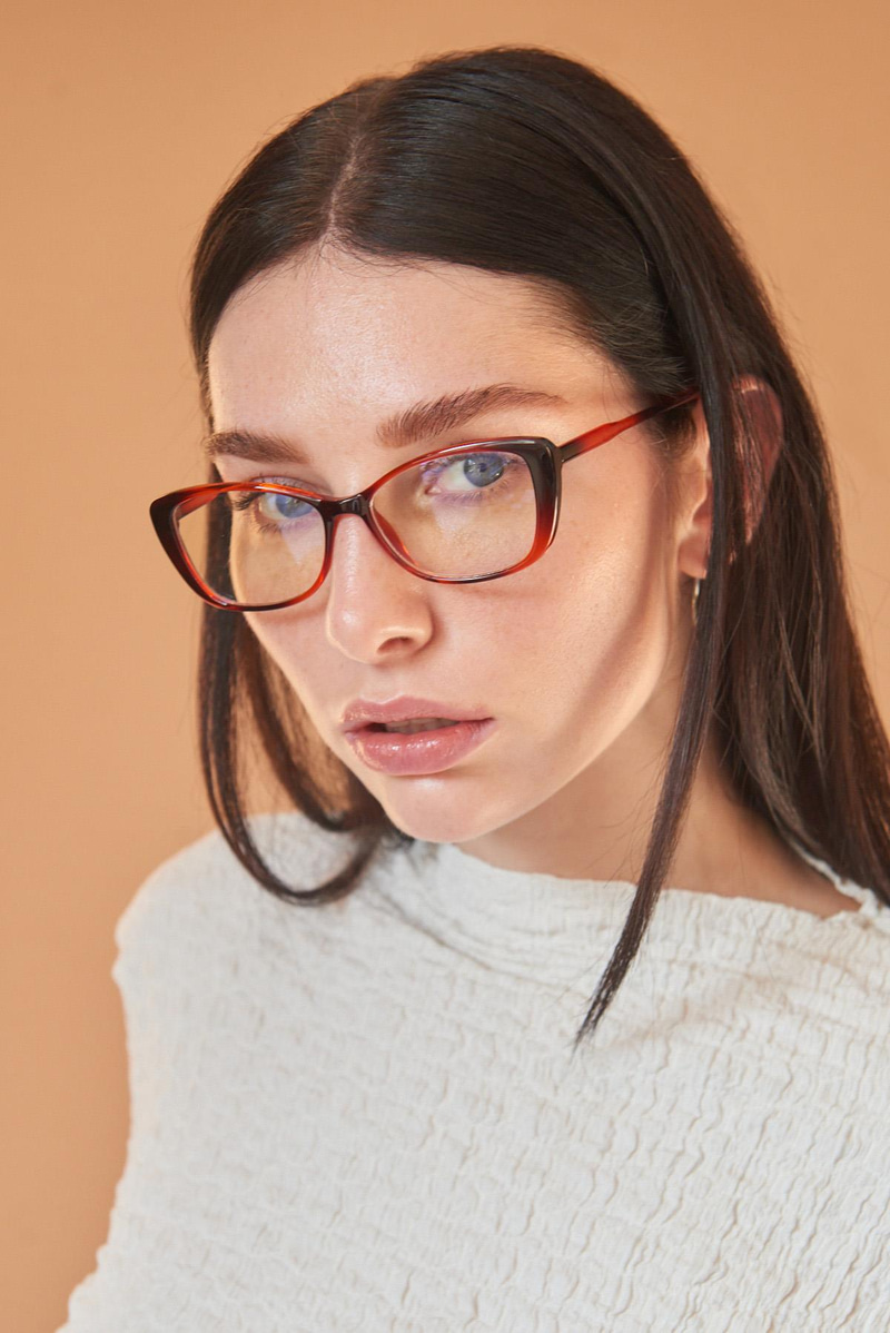 Charmian Vintage Leopard Mavi Işık Koruyucu Gözlük