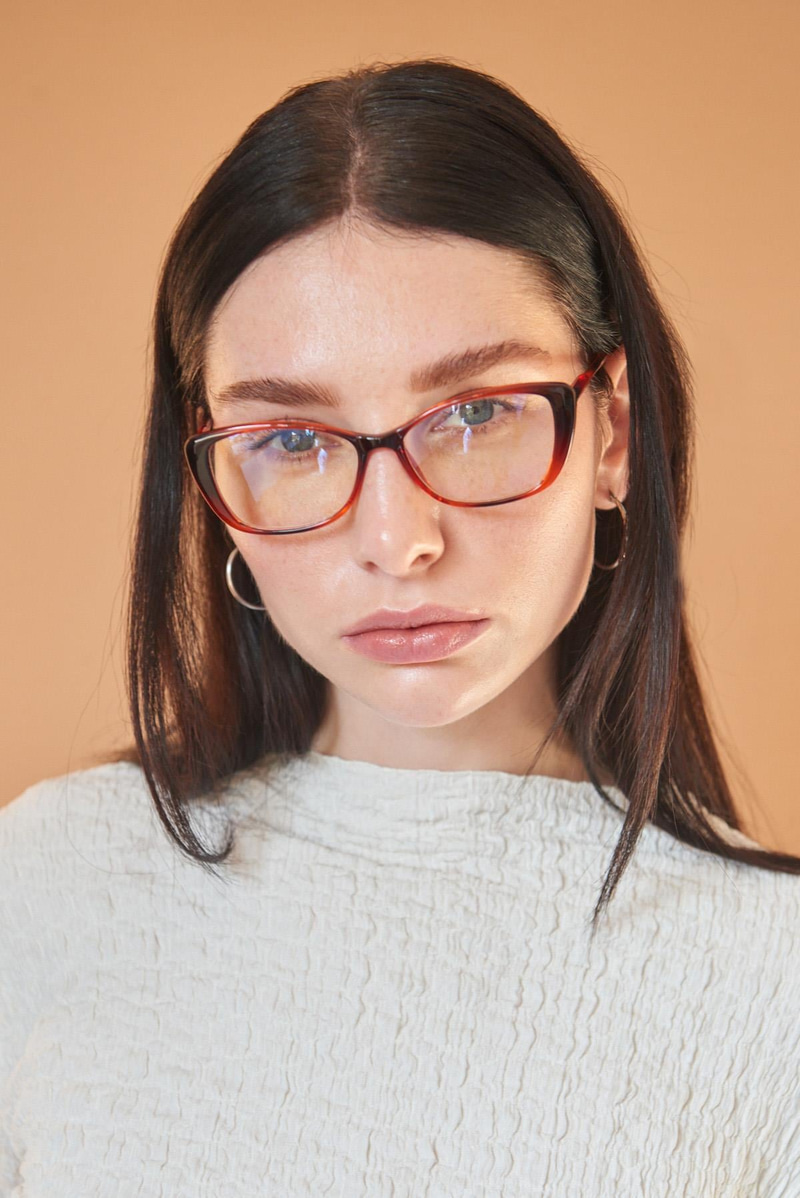 Charmian Vintage Leopard Mavi Işık Koruyucu Gözlük