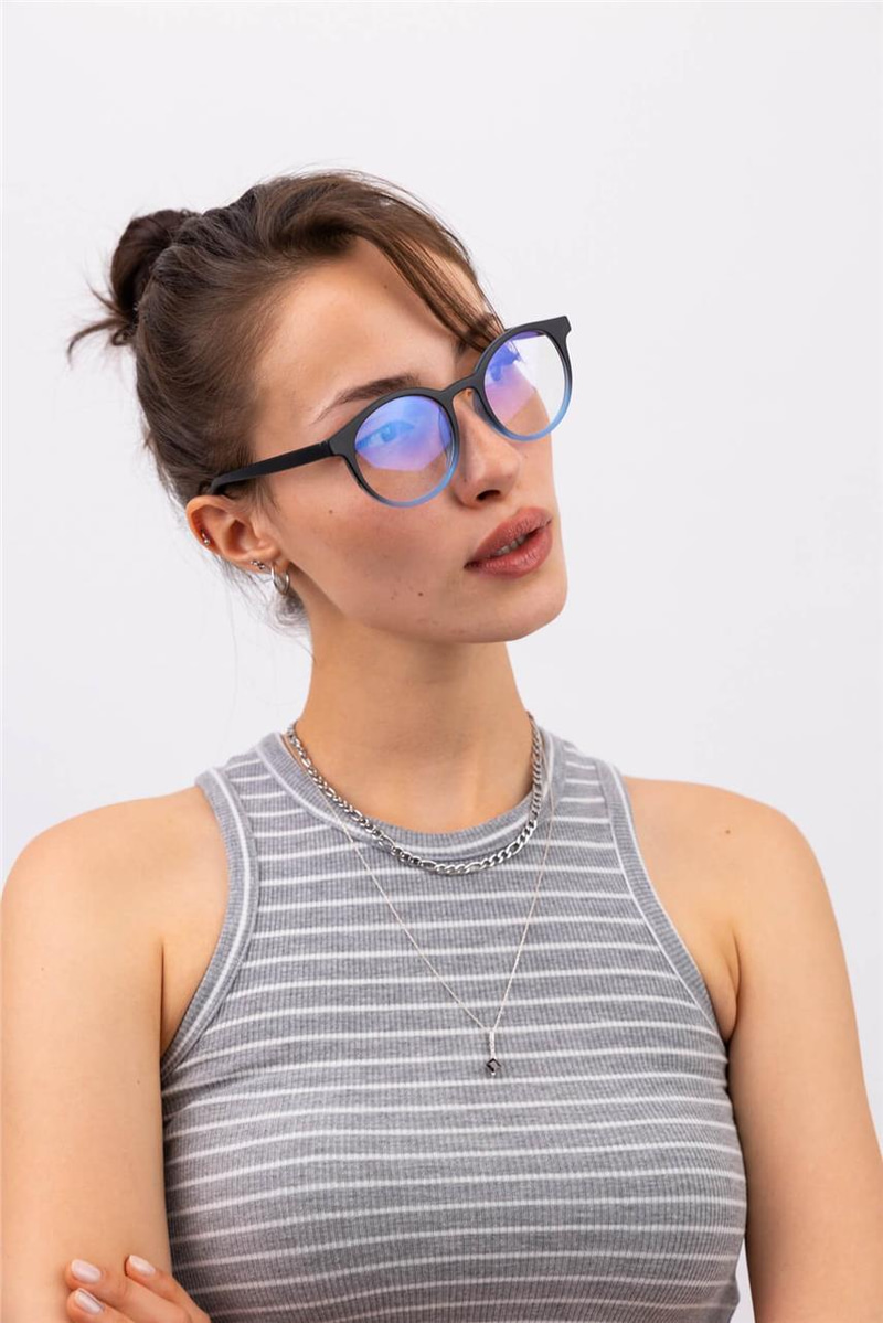 Cherry Blue Black Mavi Işık Koruyucu Gözlük