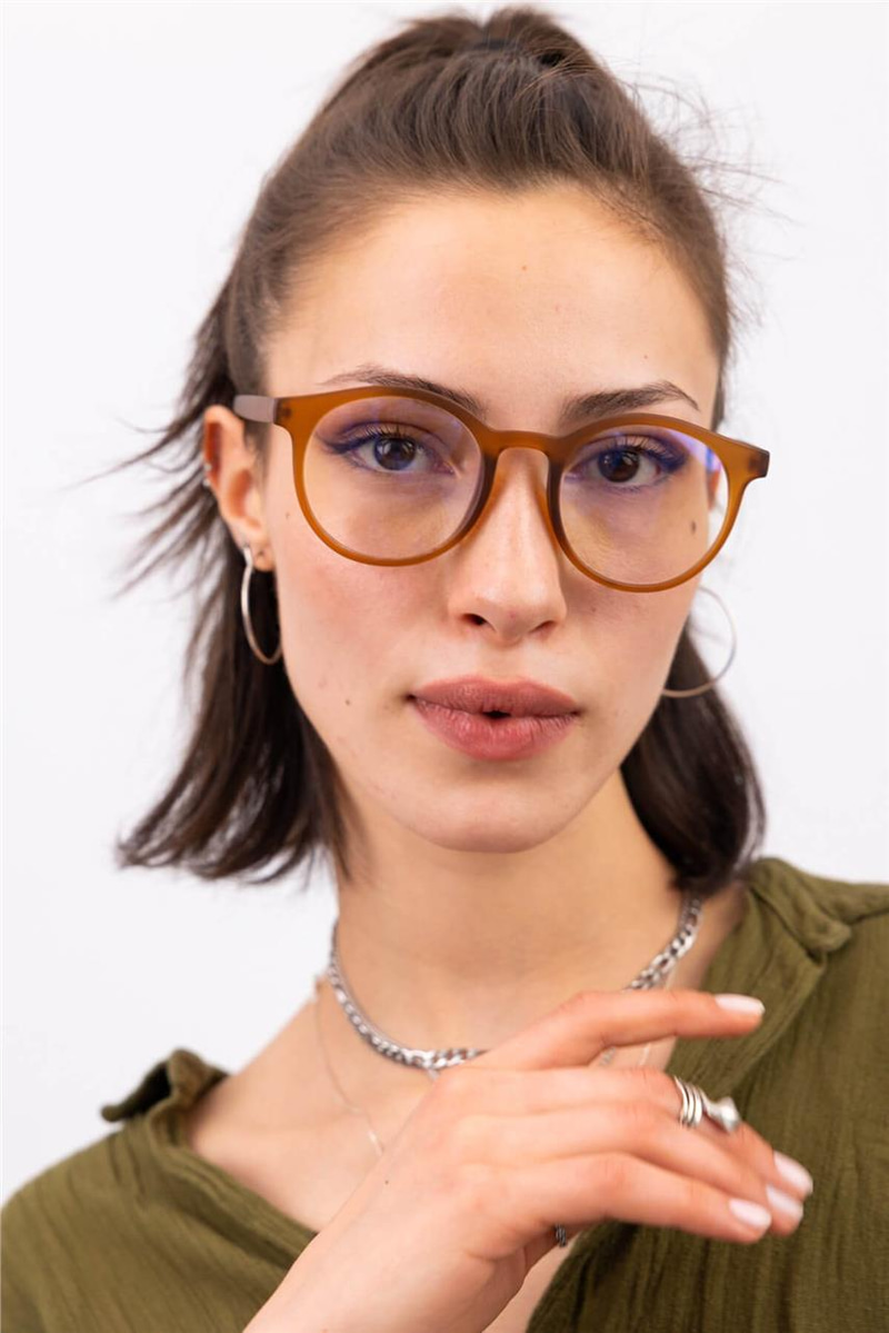 Cherry Light Brown Mavi Işık Koruyucu Gözlük