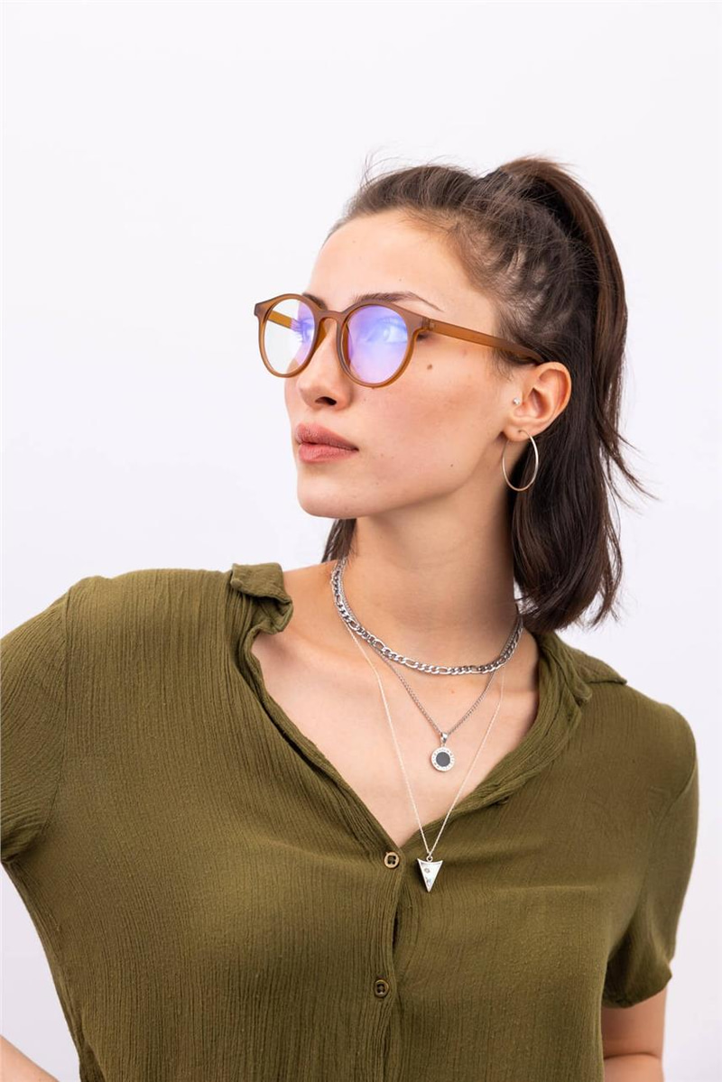 Cherry Light Brown Mavi Işık Koruyucu Gözlük