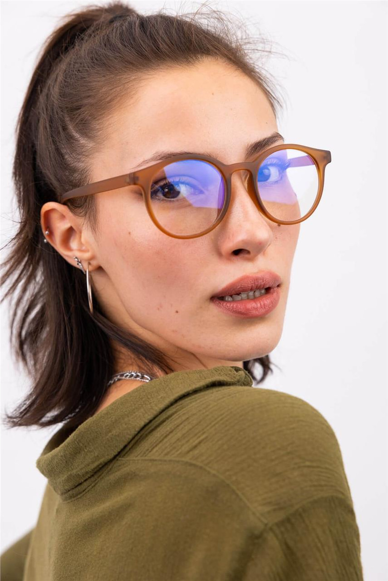 Cherry Light Brown Mavi Işık Koruyucu Gözlük
