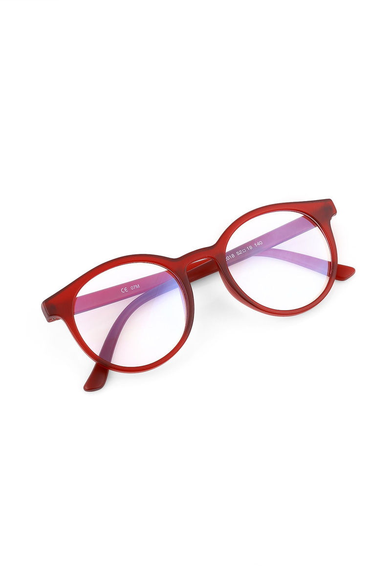 Cherry Red Black E Mavi Işık Koruyucu Gözlük
