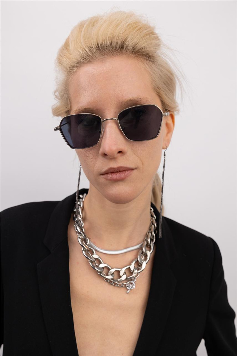 Classy Silver Black Güneş Gözlüğü