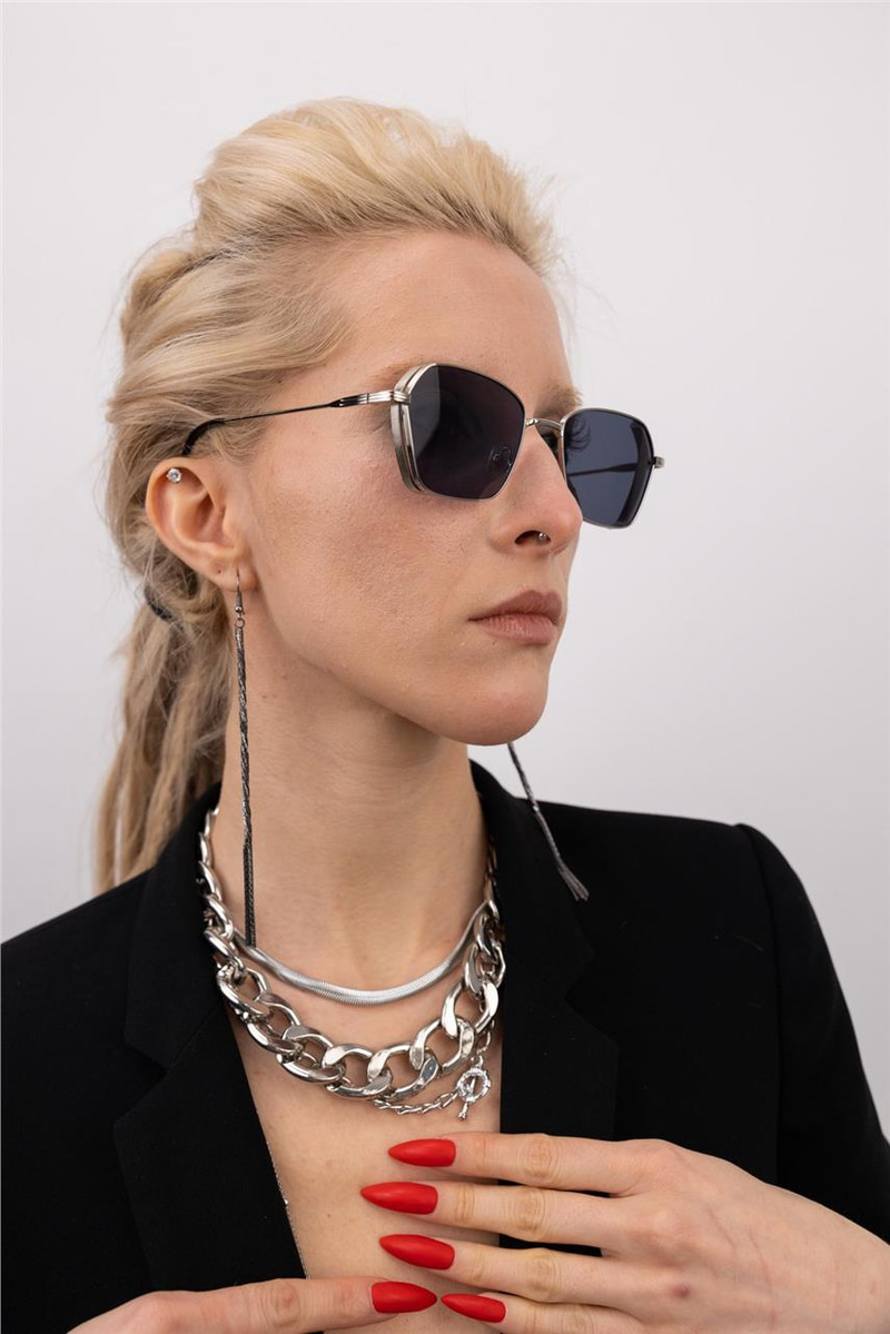 Classy Silver Black Güneş Gözlüğü