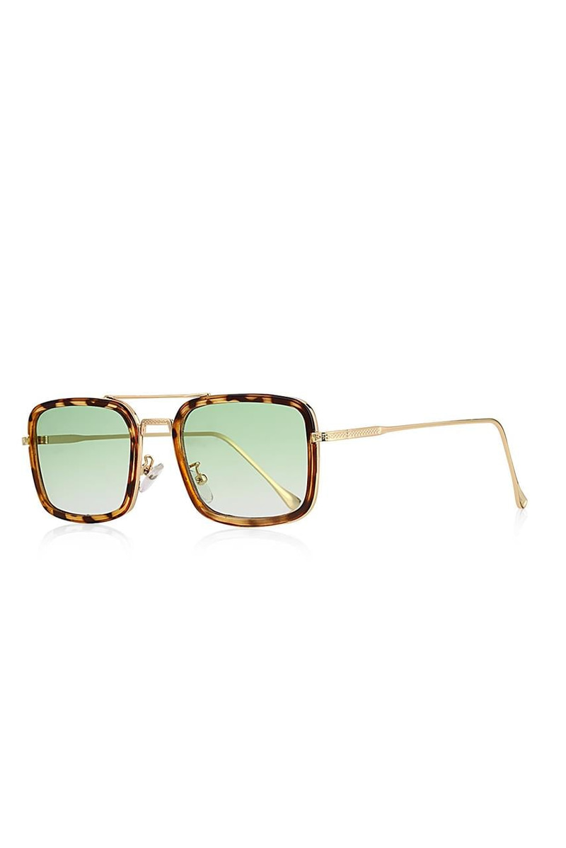 Claude Bright Leopard Green Güneş Gözlüğü