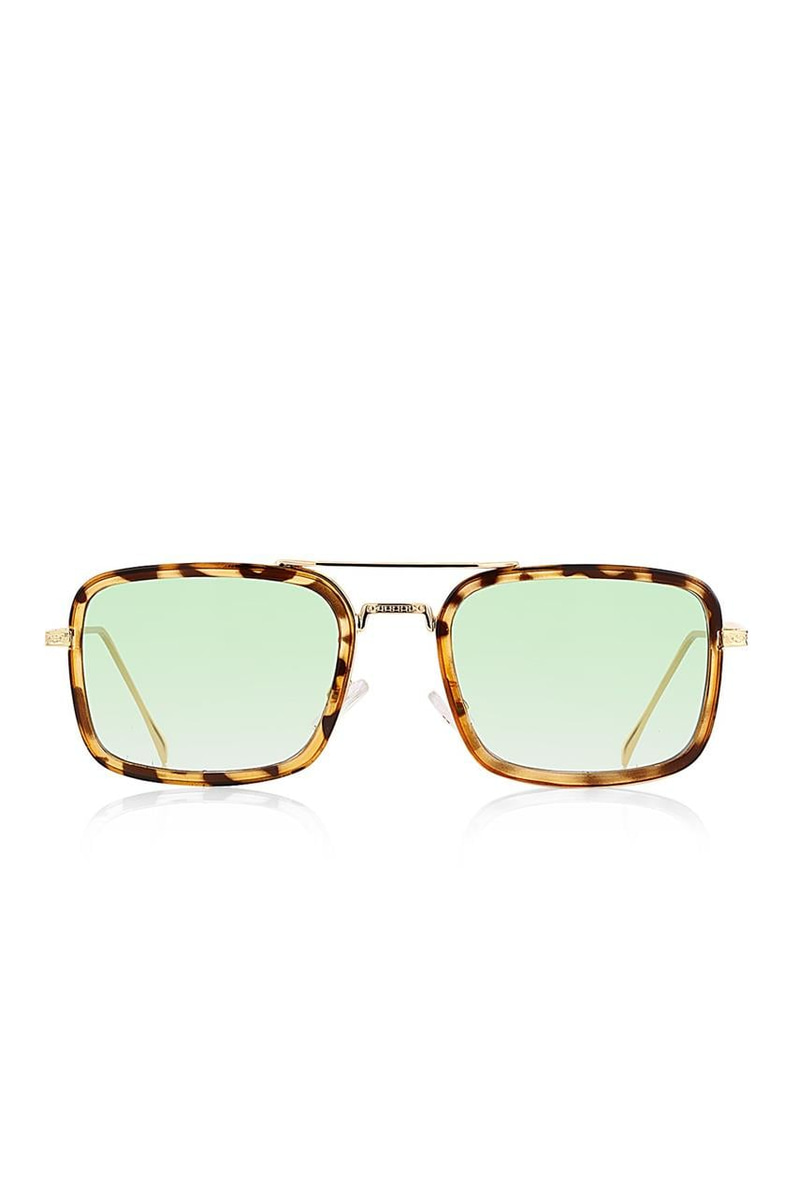Claude Bright Leopard Green Güneş Gözlüğü