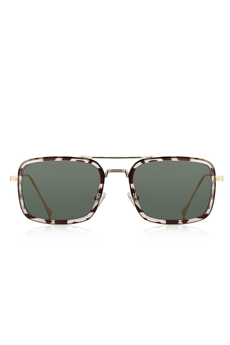 Claude Gold Leopard Green Güneş Gözlüğü