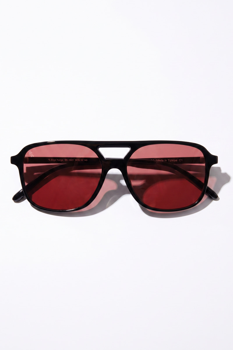 Cleo Black Dark Red Güneş Gözlüğü