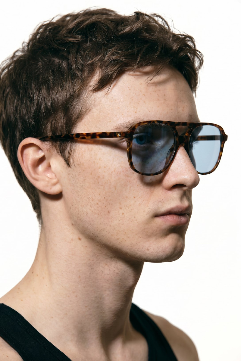 Cleo Tortoise Blue Erkek Güneş Gözlüğü