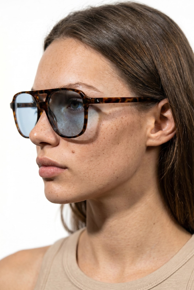 Cleo Tortoise Blue Güneş Gözlüğü
