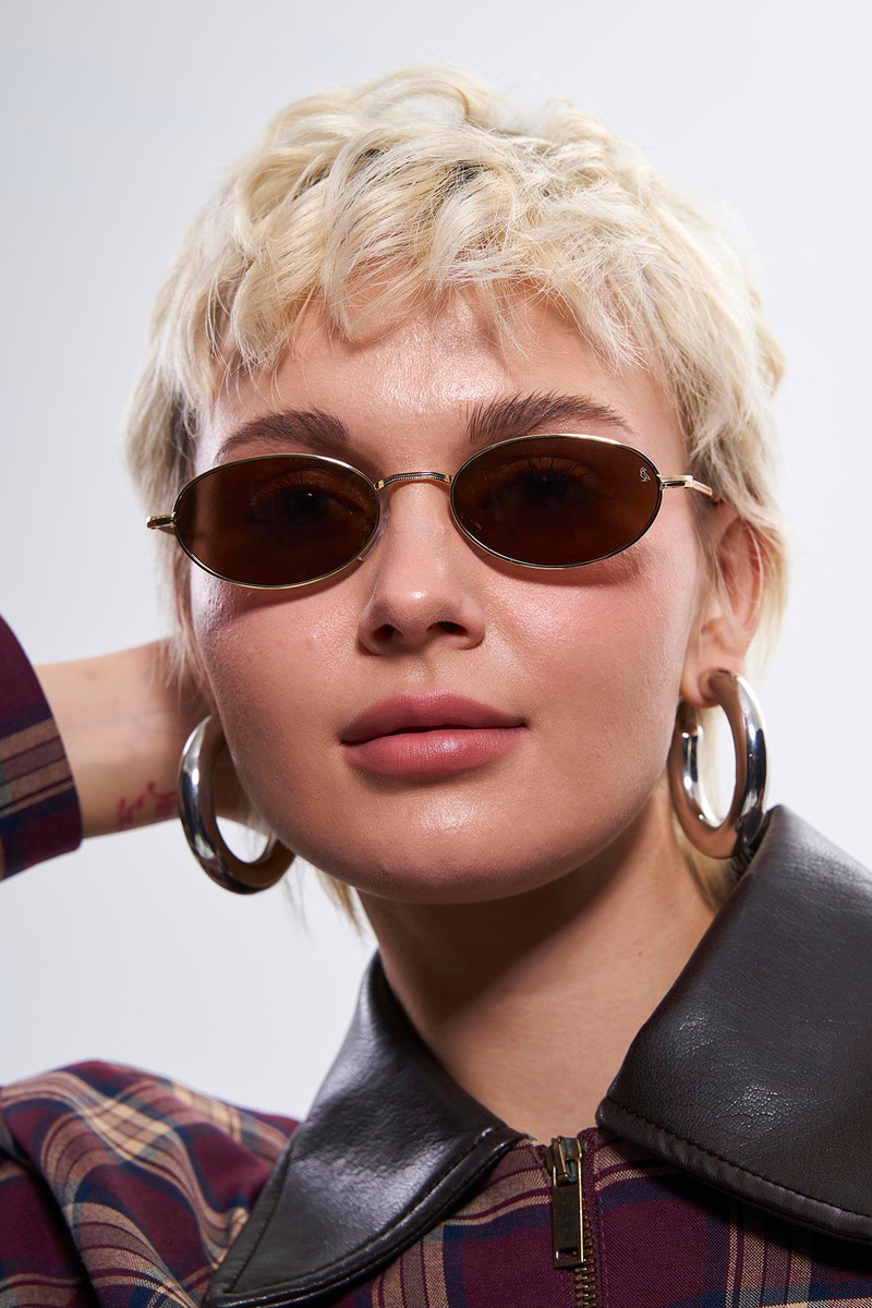 Cody Gold Brown Güneş Gözlüğü